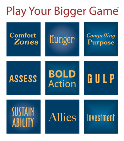 The Nine Square Bigger Game Board, a few minutes to learn the meaning of each and then jump into action.